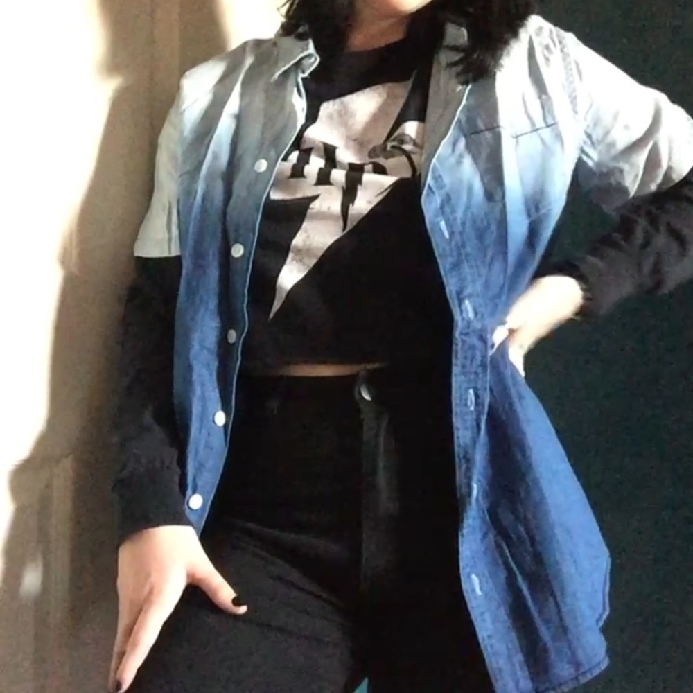 Ombre Jean Shirt